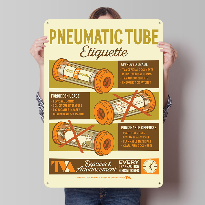 Retro Gaming Youtube - Poster Plakat Timah Etiket Tabung Pneumatik