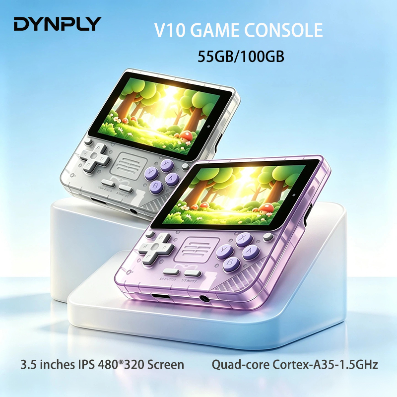 Retro Gaming Kiosk - POWKIDDY V10 Layar Penuh HD Oca