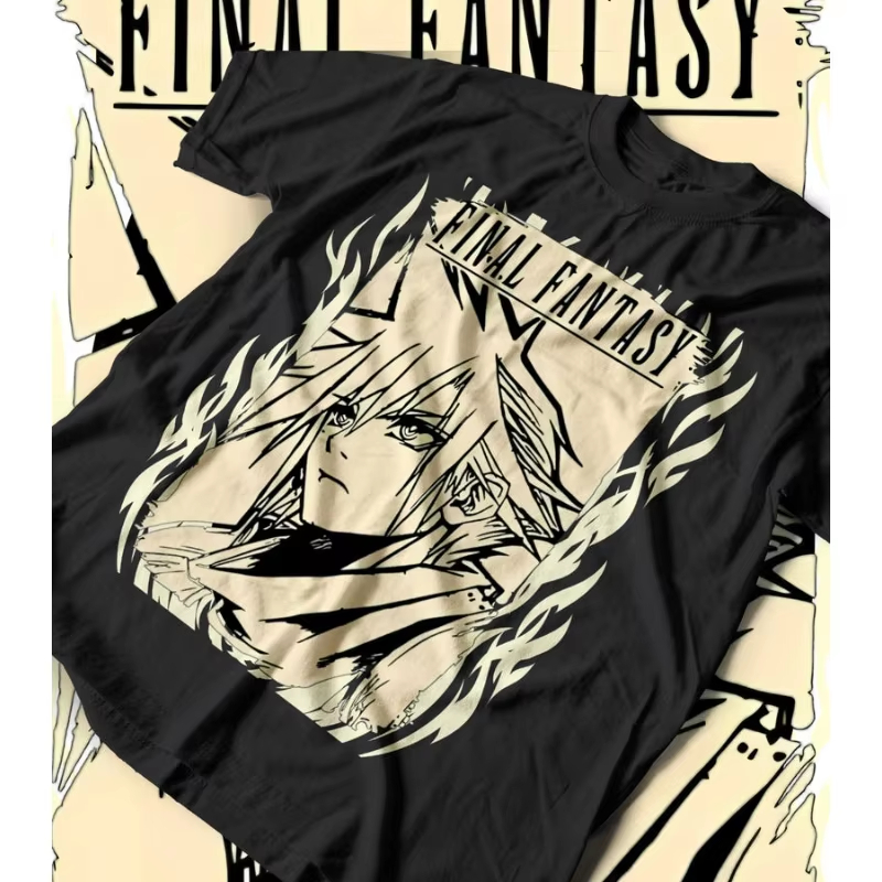 Retro Gaming T Shirt - Kaos Final Fantasy VII Rebirth FF7