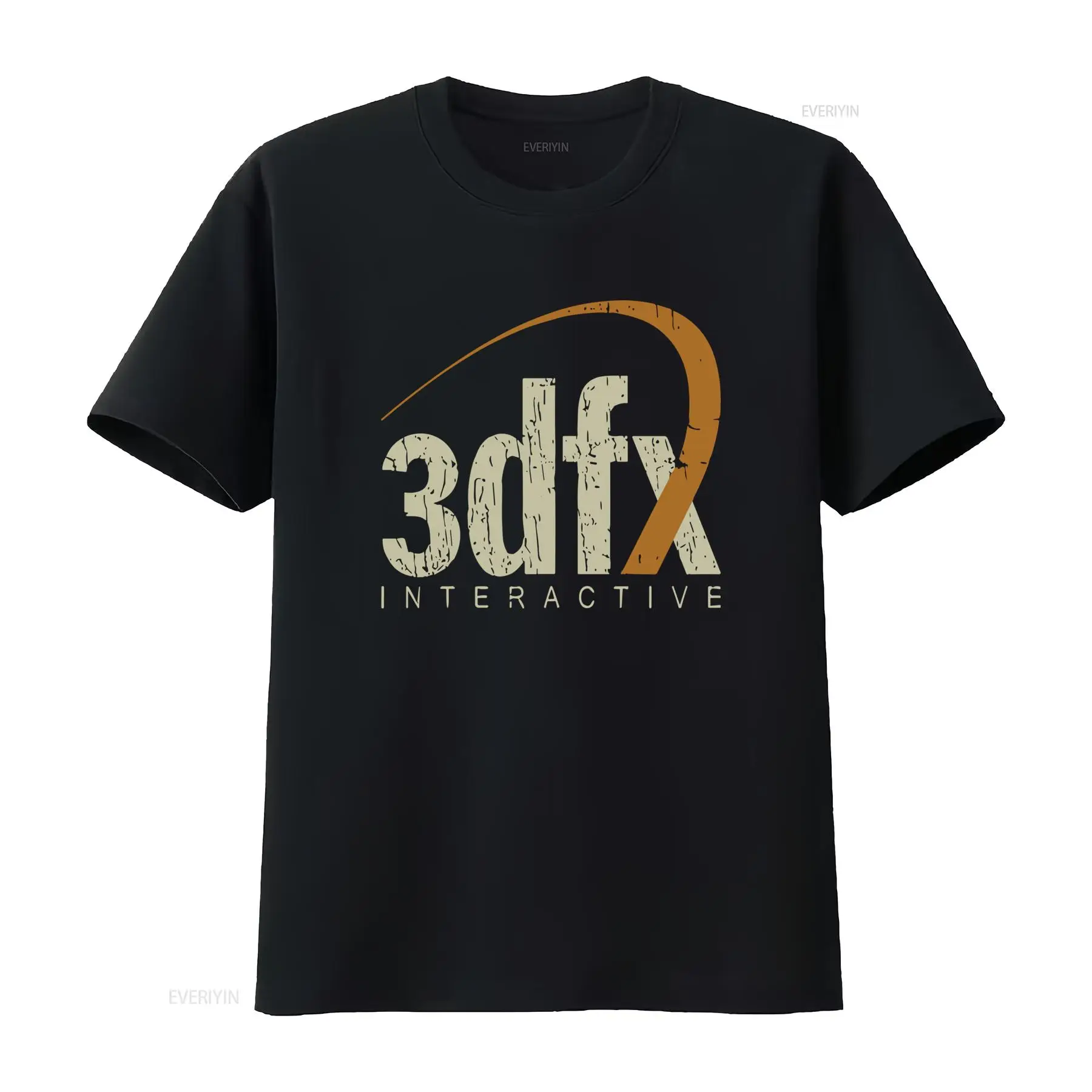 Retro Gaming T Shirt - Kaos Pria 3dfx Interactive Vintage 1994