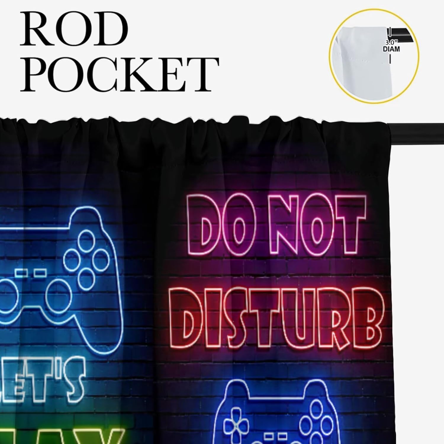 Tirai Gaming Gamer, Tirai Blac - Retro Gaming Youtube ulasan dan harga