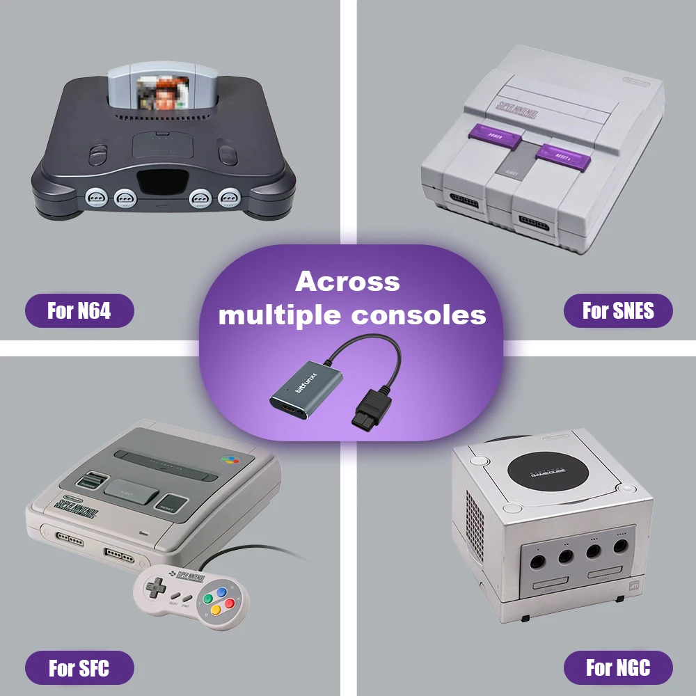 Bitfunx 720P Svideo / AV Ke Ad - Retro Gaming N64 ulasan dan harga