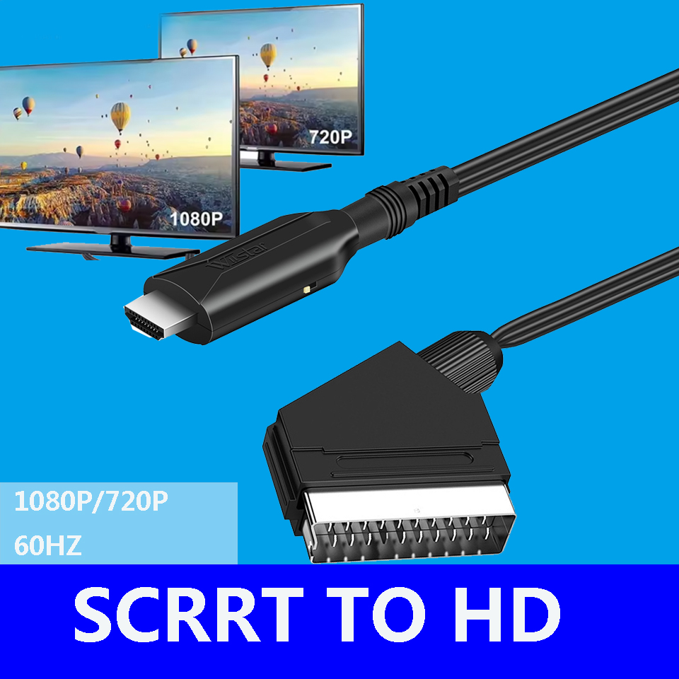 SCART Ke HDMI-Kompatibel/HDMI- - Scart To Hdmi ulasan dan harga