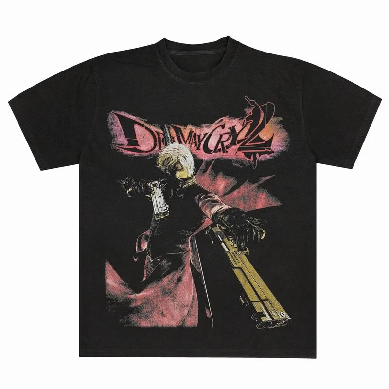 Kaus Devil May Cry 2 Dante Kau - Retro Gaming T Shirt ulasan dan harga
